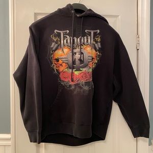 Tapout Large Black Graphic Hoodie